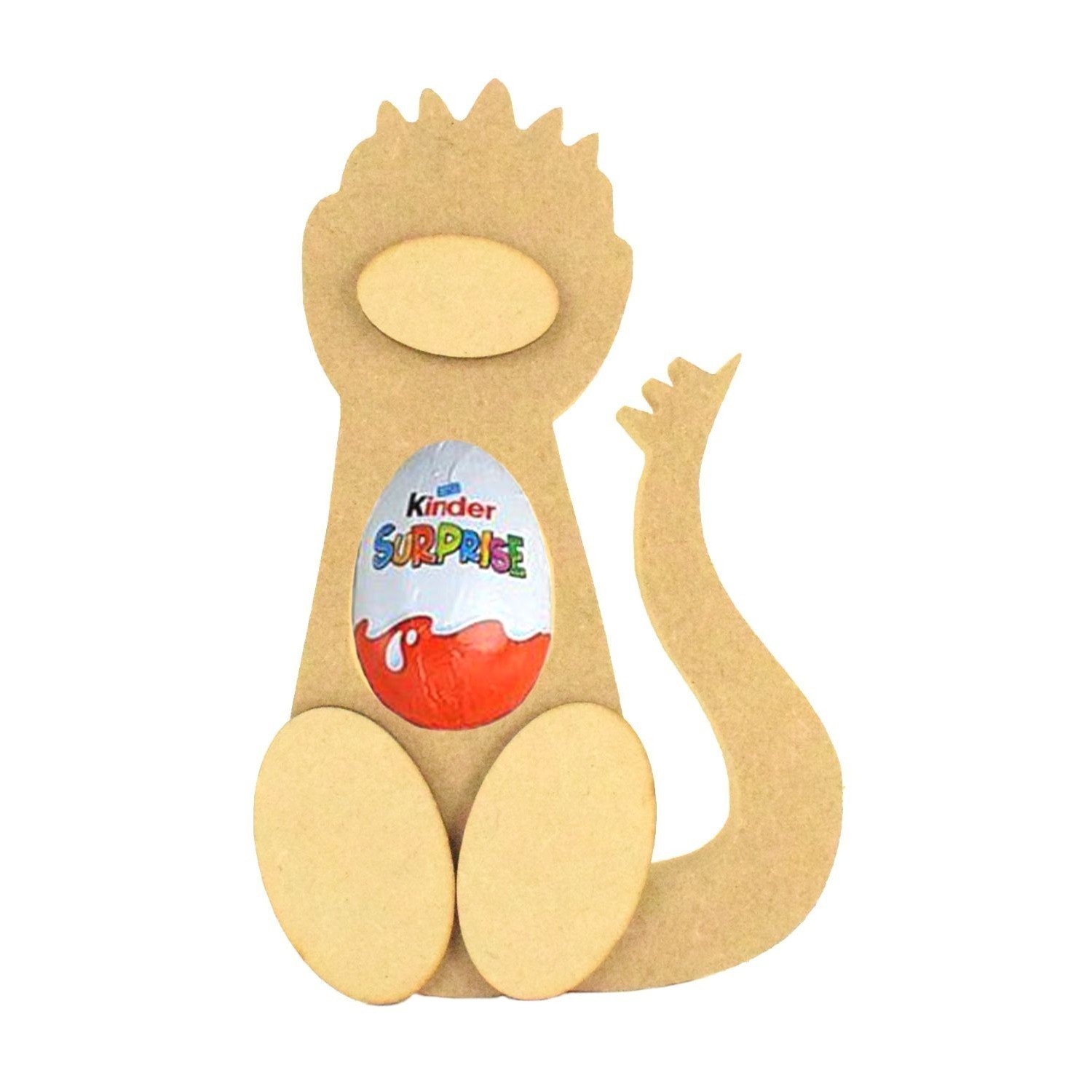 En bois mdf dinosaure Craft Pâques Kinder Egg Holder Stand idéal Pâques Cadeau