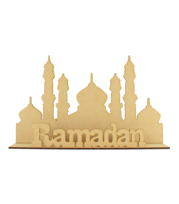 Laser Cut 'Ramadan' Temple Sign on stand