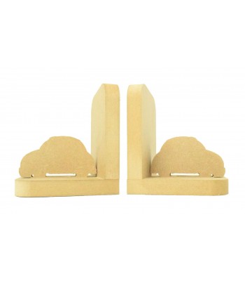18mm Freestanding MDF 'Car' Shape Pair of Bookends