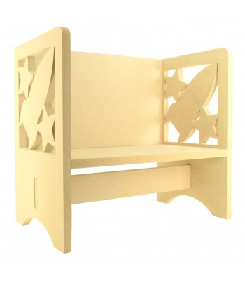 Routered 18mm MDF Quality Flat packed Rocket Novelty Chair
