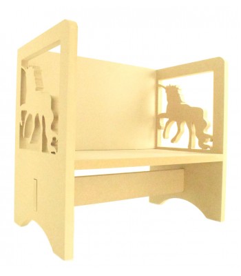 Routered 18mm MDF Quality Flat packed Unicorn Novelty Chair