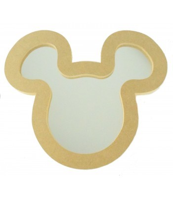18mm MDF Mouse Head Mirror Shape - Size Options