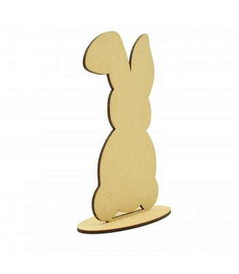Laser Cut Blank 3D Easter Bunny Rabbit On A Stand