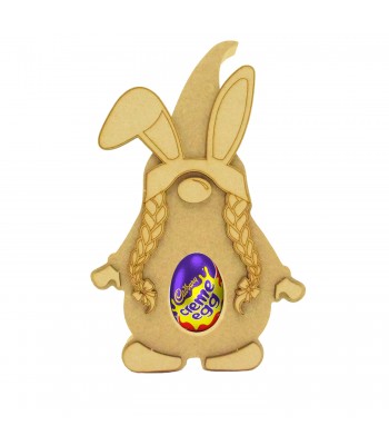 18mm Freestanding Easter CREME EGG Holder - Female Gonk With & 3d Accessories 