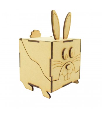 Laser Cut 3D Rabbit Surprise Treat Box