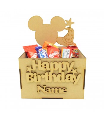 Laser Cut Birthday Hamper Treat Boxes - Boy Mouse Theme
