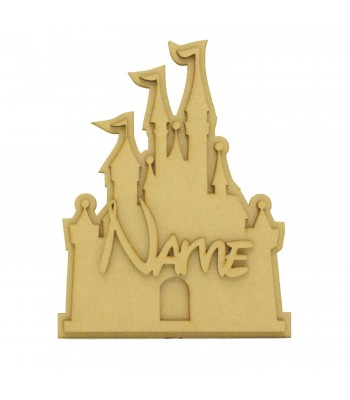 Laser Cut Personalised 3D Fancy Bedroom  -  Princess Castle Themed - Size Options