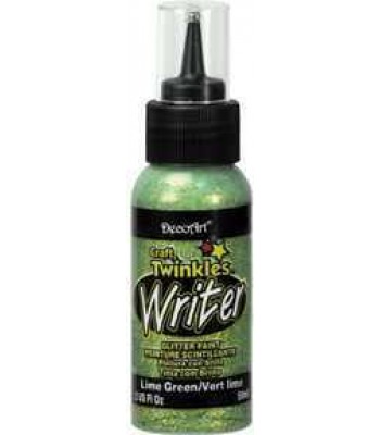 DecoArt Products Lime Green Craft Twinkles Writer 2oz Craft Paints
