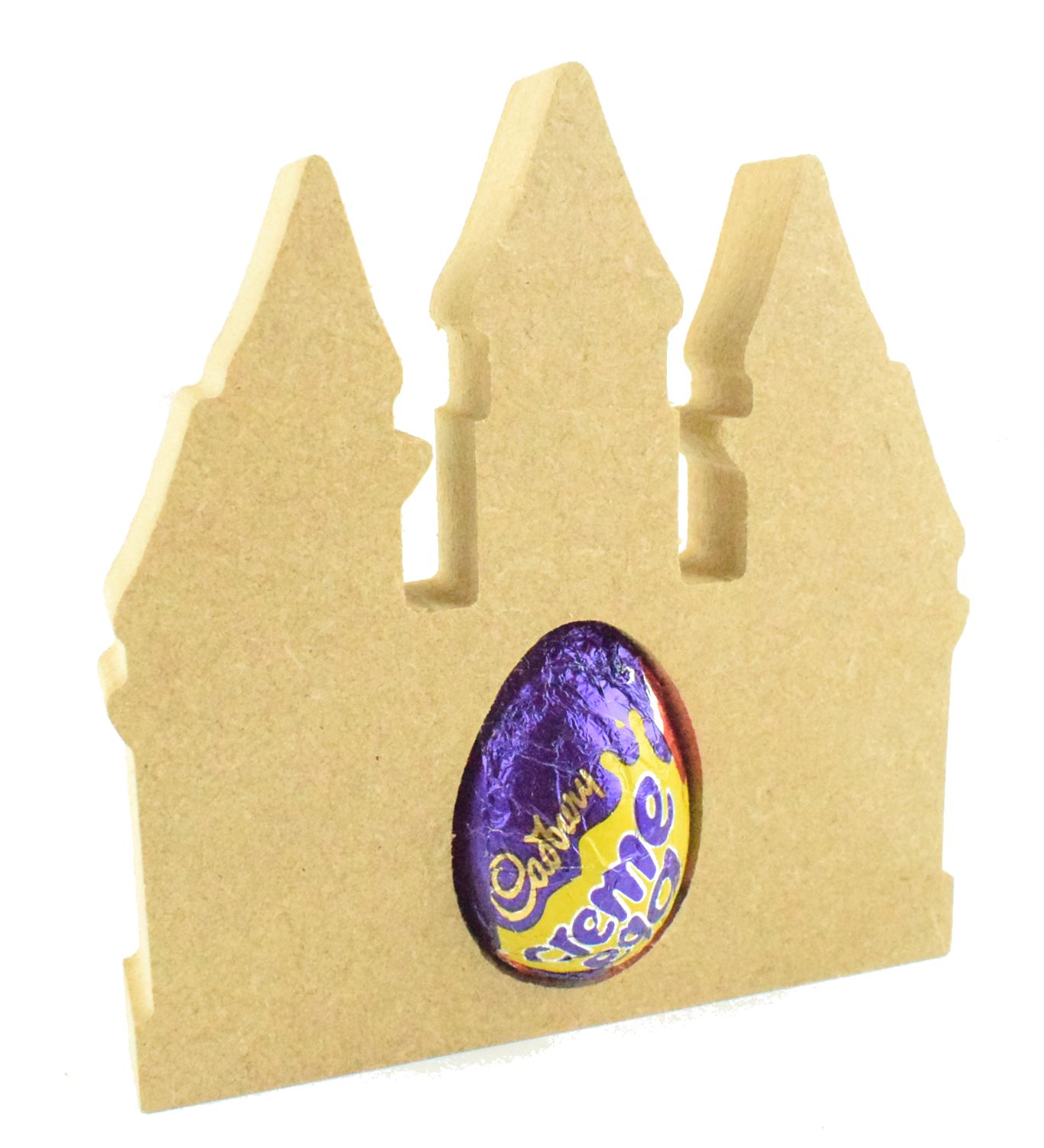 Easter Gift Blank craft Princess Carriage Freestanding MDF Kinder Egg Holder